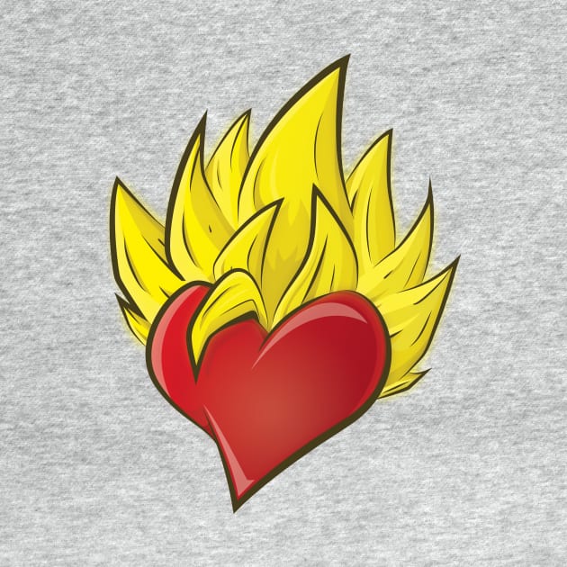 super saiyan heart by MartinReyes